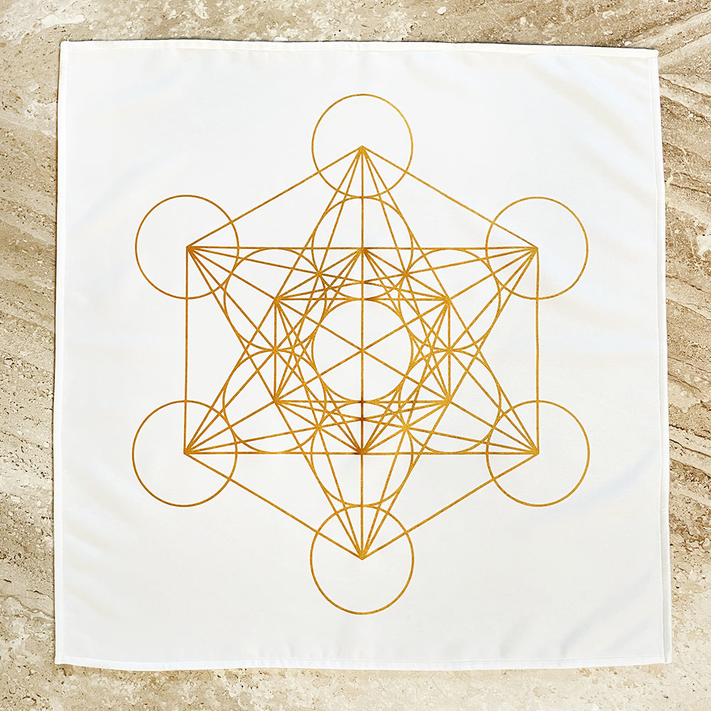 Metatron crystal tablecloth/Tarot tablecloth/Ceremony tablecloth/Altar cloth