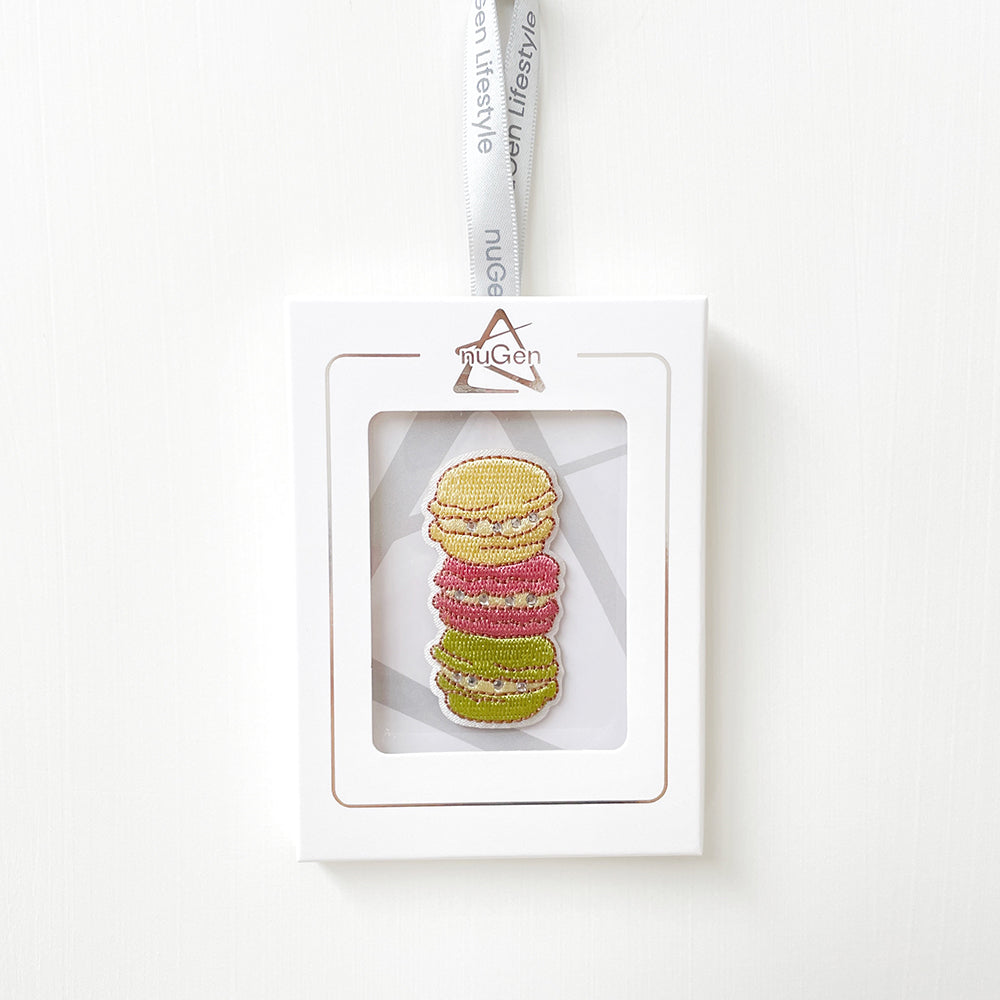 馬卡龍雙用刺繡布貼