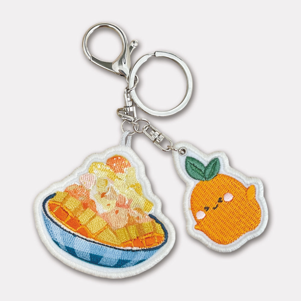 Mango Ice Embroidered Charm