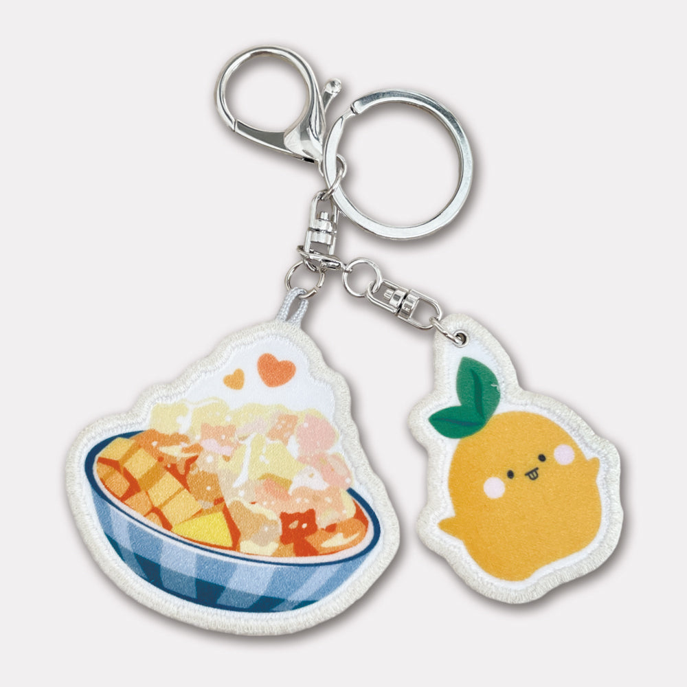 Mango Ice Embroidered Charm