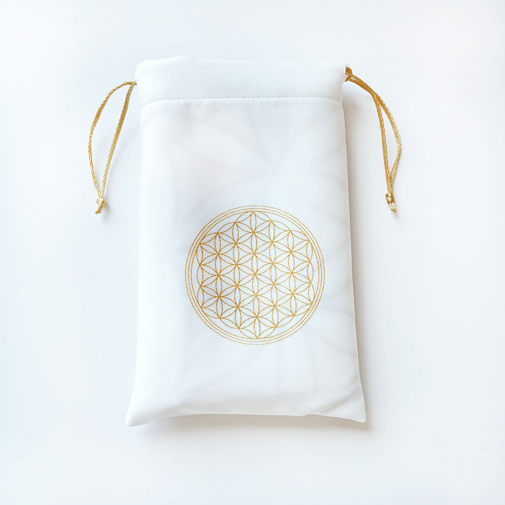 Flower of Life Crystal Array Tablecloth/Tarot Tablecloth/Ceremony Tablecloth/Altar Cloth