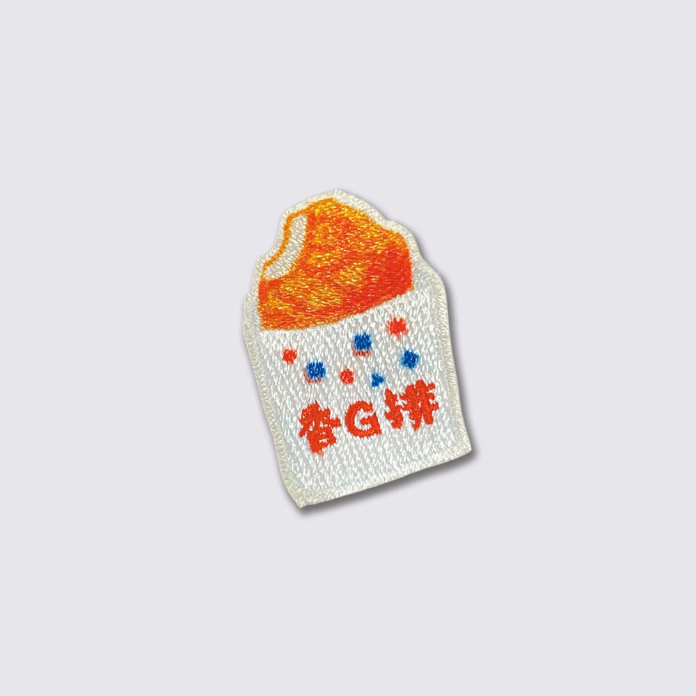 Chicken fillet and stinky tofu double-use embroidery patch