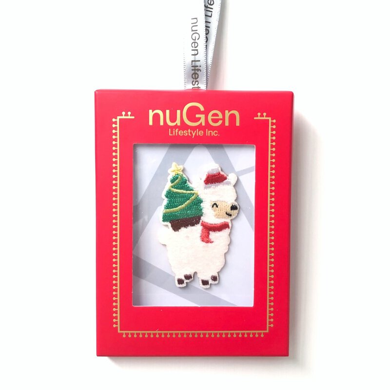 Christmas Tree Llama Patch