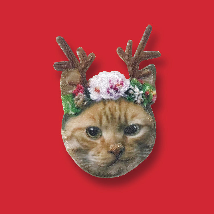 Reindeer Cat Patch