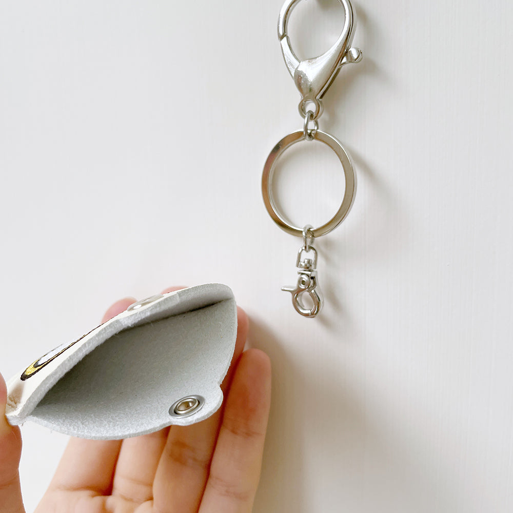 Round Mood Magnetic Keychain