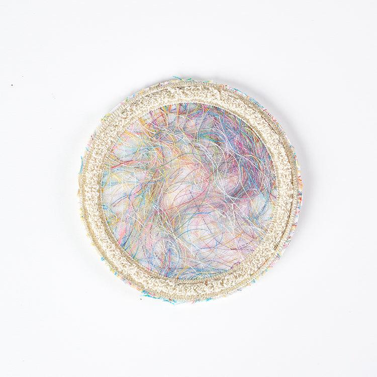 循環紗刺繡杯墊 - 溫柔的力量 - nugenlifestyle