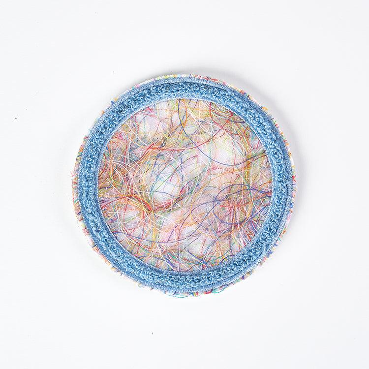 循環紗刺繡杯墊 - 溫柔的力量 - nugenlifestyle