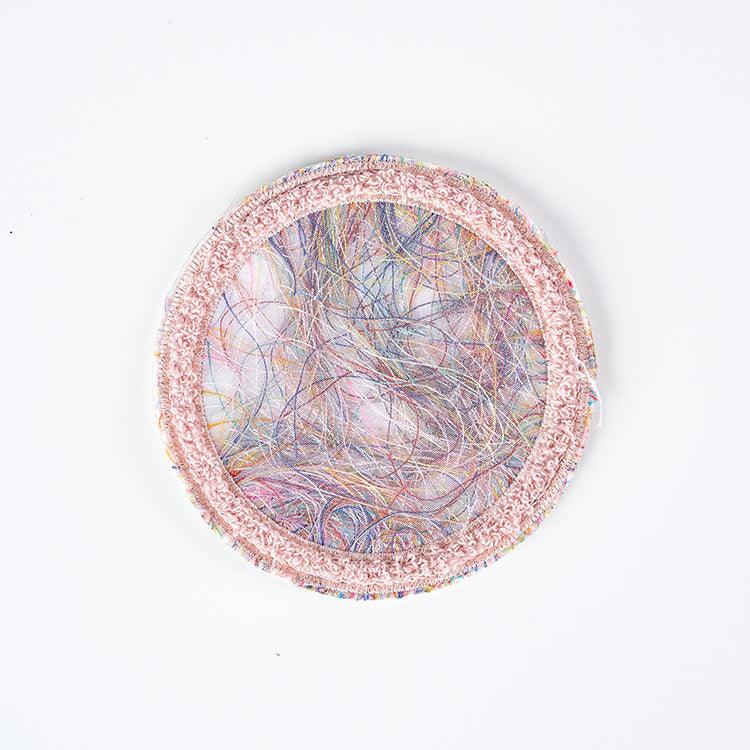 循環紗刺繡杯墊 - 溫柔的力量 - nugenlifestyle