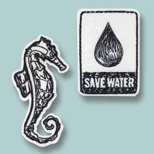 Save Water Patch Set